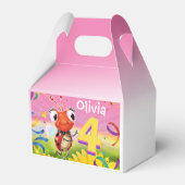 カスタム誕生日パーティーのおばあさん4歳のリル·ラディバグ フェイバーボックス (裏面サイド)