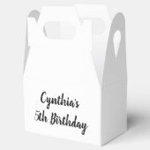 カスタム誕生日パーティーのお気に入り フェイバーボックス (オープン)