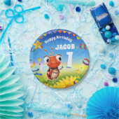 カスタム誕生日パーティープレート1歳 ペーパープレート (パーティー)