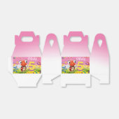 カスタム誕生日パーティーボックスガール5yrsリル' Ladybug フェイバーボックス (折り畳みなし)