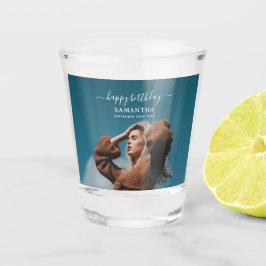 カスタム誕生日パーティー自撮写真 ショットグラス