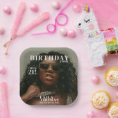 カスタム誕生日パーティー雑誌の表紙 ペーパープレート (パーティー)