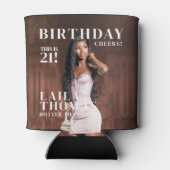 カスタム誕生日パーティー雑誌カバー応援 缶クーラー (裏面)