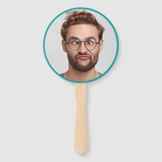 カスタム誕生日ファン顔 ハンドファン (正面)