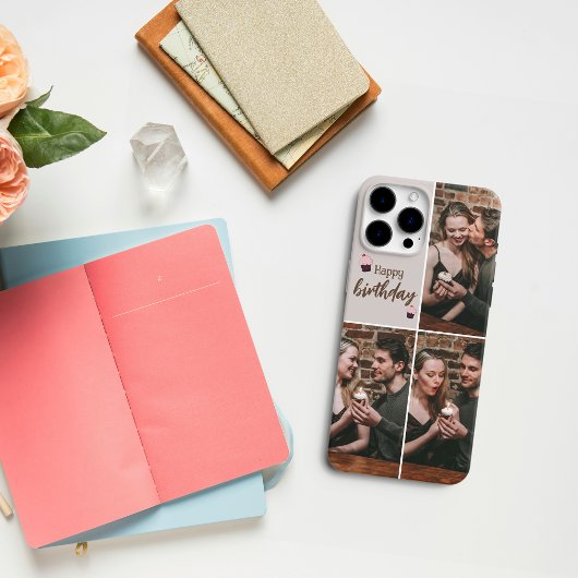 カスタム誕生日フォトCollage iPhoneケース Case-Mate iPhoneケース