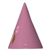 カスタム誕生日フクロウパーティー帽子 パーティーハット (右)