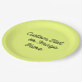 カスタム誕生日プレート-パーティー供パーソナライズされた給 ペーパープレート (アングル)