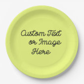 カスタム誕生日プレート-パーティー供パーソナライズされた給 ペーパープレート (正面)