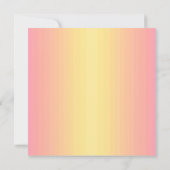 カスタム誕生日ラブ絵文字 招待状 (裏面)