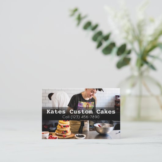 カスタム誕生日会社 名刺 (スタンド正面)