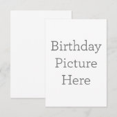 8.9cm x 12.7cmフラットサンキューカード (正面/裏面)