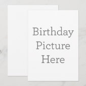 フラット招待状, サイズ: 12.7cm x 17.8cm, ペーパー: シグネチャーマット, 封筒: ホワイト (正面/裏面)