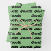 カスタム誕生日名 ラッピングペーパーシート (インサイチュ)