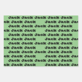 カスタム誕生日名 ラッピングペーパーシート