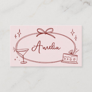 カスタム誕生日座席表 プレイスカード