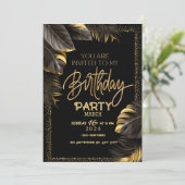 カスタム誕生日招待状カード – カスタマイズ 招待状 (スタンド正面)
