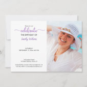 カスタム誕生日招待状 招待状 (正面)