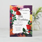 カスタム誕生日招待状 招待状 (スタンド正面)