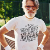 カスタム誕生日期の素晴らし全年 Tシャツ