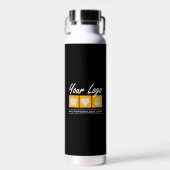 カスタム誕生日男性へ彼の父の夫 ウォーターボトル (正面)