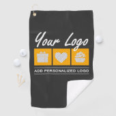 カスタム誕生日男性へ彼の父の夫 ゴルフタオル (インサイチュ)