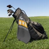 カスタム誕生日男性へ彼の父の夫 ゴルフタオル (グリーン)