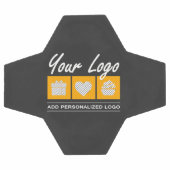 カスタム誕生日男性へ彼の父の夫 サッカーボール (フラット)