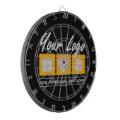 カスタム誕生日男性へ彼の父の夫 ダーツボード (正面左)