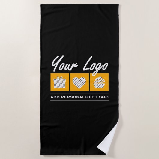 カスタム誕生日男性へ彼の父の夫 ビーチタオル (正面)