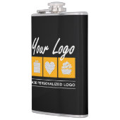 カスタム誕生日男性へ彼の父の夫 フラスク (左)