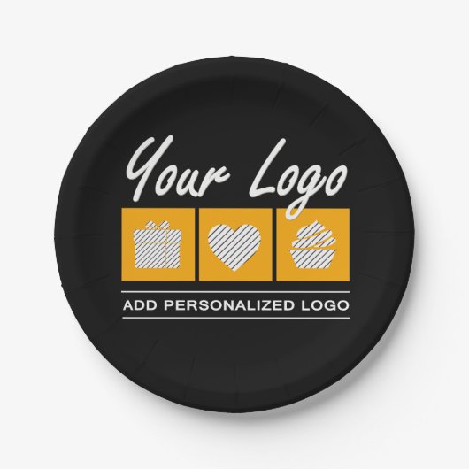 カスタム誕生日男性へ彼の父の夫 ペーパープレート (正面)