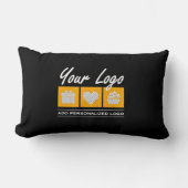 カスタム誕生日男性へ彼の父の夫 ランバークッション (正面)