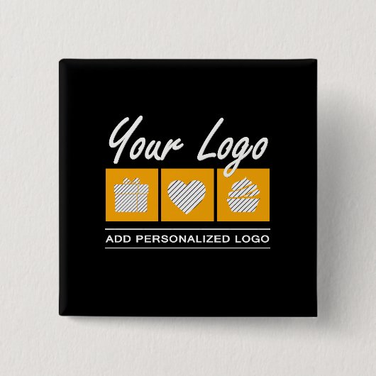 カスタム誕生日男性へ彼の父の夫 缶バッジ (正面)