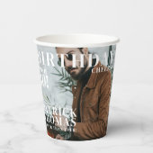 カスタム誕生日第40回パーティー雑誌表紙応援 紙コップ (裏面)