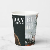 カスタム誕生日第40回パーティー雑誌表紙応援 紙コップ (左)
