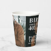 カスタム誕生日第40回パーティー雑誌表紙応援 紙コップ (右)