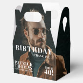 カスタム誕生日雑誌カバー男性40th フェイバーボックス (オープン)