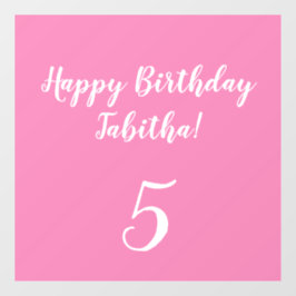 カスタム誕生日 ウィンドウサイン