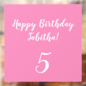 カスタム誕生日 ウィンドウサイン (シート2)