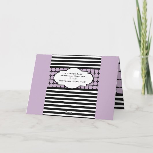 カスタム誕生日 カード (裏面)