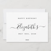 カスタム誕生日 シーズンカード (裏面)