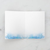 カスタム誕生日〔占星術の〕十二宮図リブラスターサイン大理石 サンキューカード (内部)