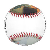 カスタム誕生日/父の日の野球のパパ 野球ボール (正面)