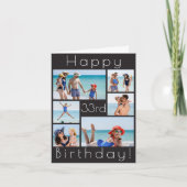 カスタム誕生日Photo Collageカード – Happy Bir カード (正面)