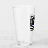 カスタム警官薄青い線の警察旗 タンブラーグラス (右)