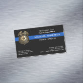 カスタム警官部法執行のロゴ マグネット名刺 (インサイチュ)