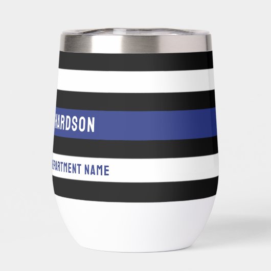 カスタム警察官薄青ライン警察部 (背面)