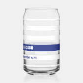 カスタム警察官薄青ライン警察部 ガラス缶 (裏面)