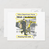 カスタム警察薬品認識度 ポストカード (正面/裏面)