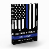 カスタム警視庁の細いブルーライン国旗 フォトブロック (左)